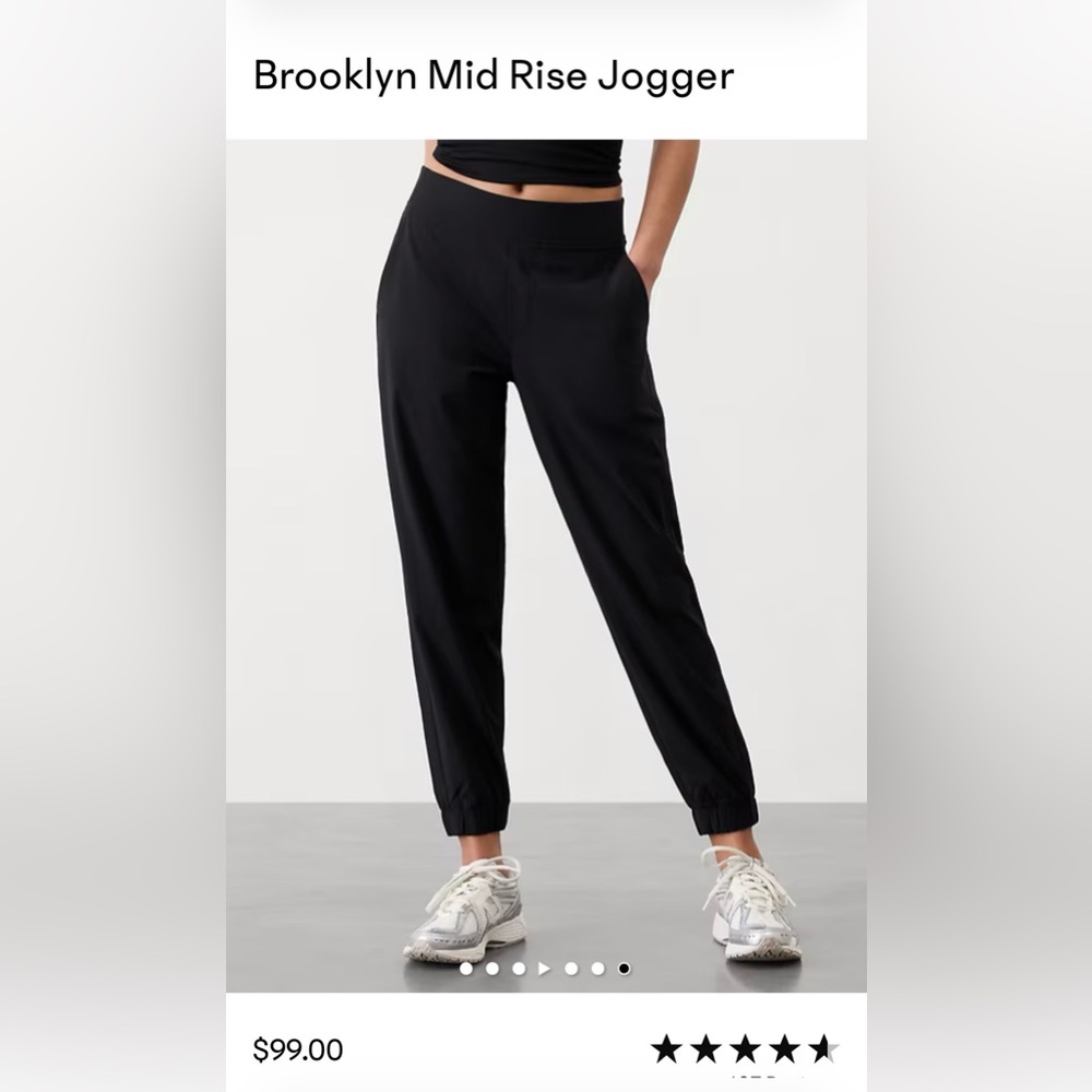 Athleta Black Brooklyn Joggers